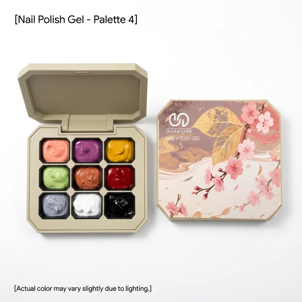Painting Gel Palette, 9 Colours, Palette 4