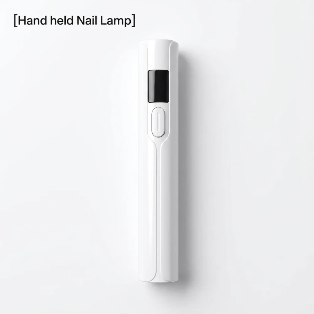 Handheld UV/LED Nail Lamp, Rechargeable Type-C