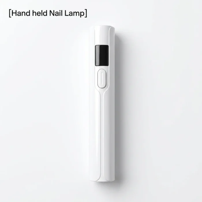 Nail lamp a white bg Nail lamp a white bg