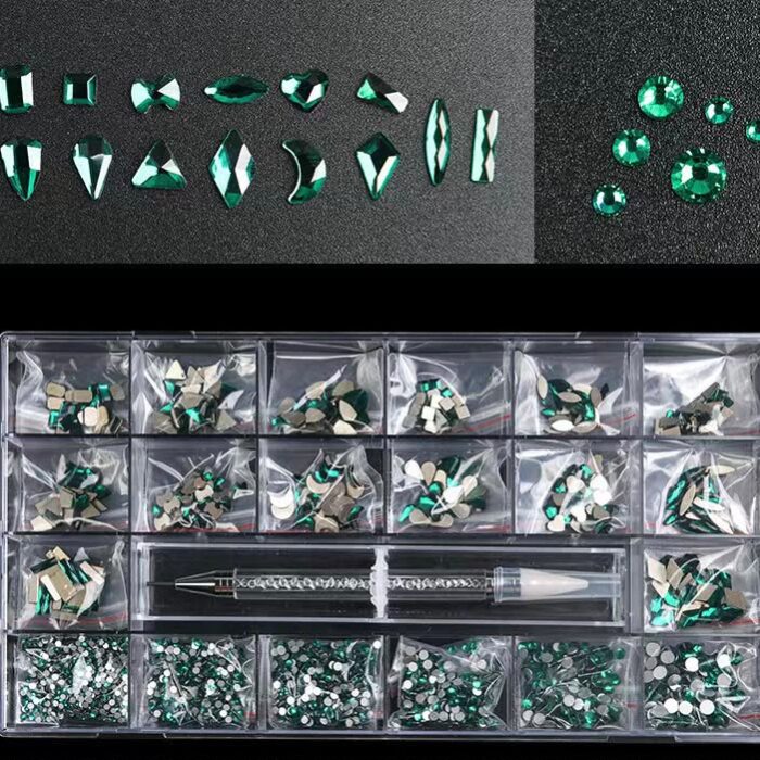 Swarovski Crystal stones for nail art - Green