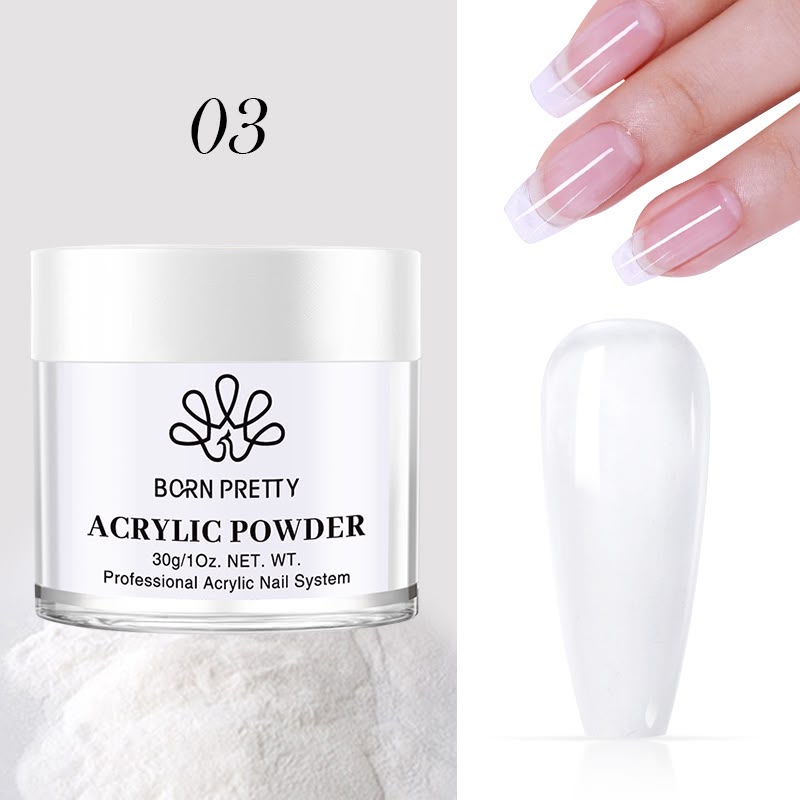 Born Pretty Acrylic Powder 30g - 03 Clear