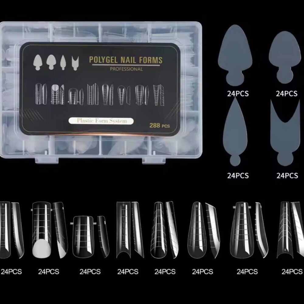 Dual / Polygel Nail Forms 288pcs