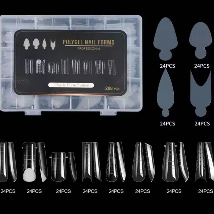 Dual / Polygel Nail Forms 288pcs