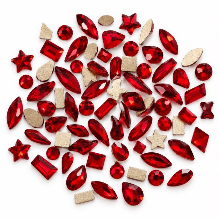 Swarovski Crystal stones Mini Pack - Red Swarovski Crystal stones Mini Pack - Red