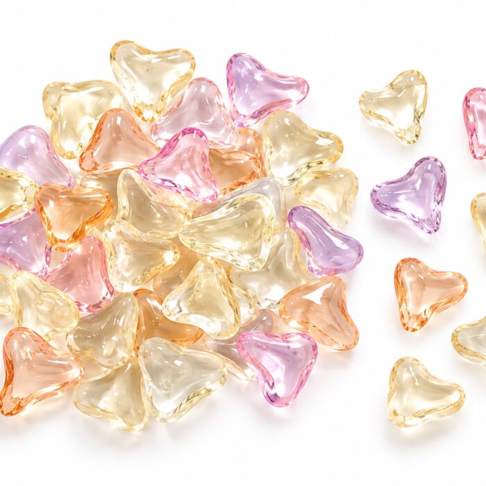 Crystal Heart Nail Charms Crystal Heart Nail Charms