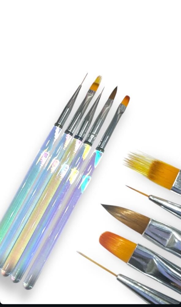 Professional Nail Art Brush Set 5pcs