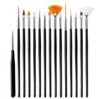 Basic Nail Art Brush Set 15pcs