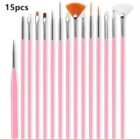 Basic Nail Art Brush Set 15pcs