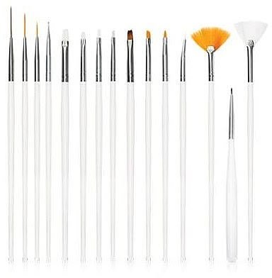 Basic Nail Art Brush Set 15pcs