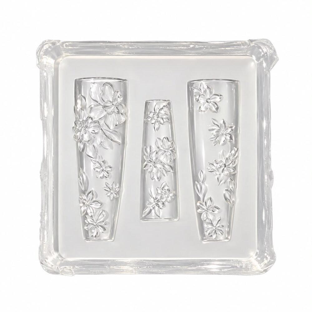Flowers 3d Nail art mold 4.5cm x 4.5cm